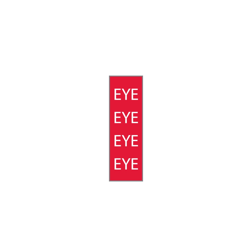 PUNAINEN/VALKOINEN EYE