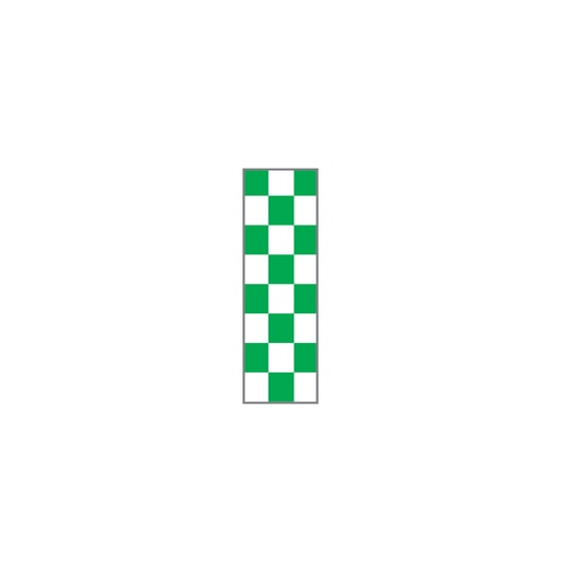 [721-T2200103] VALKOINEN/VIHREÄ RUUDUT