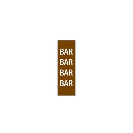 [721-T623-08] RUSKEA/VALKOINEN BAR